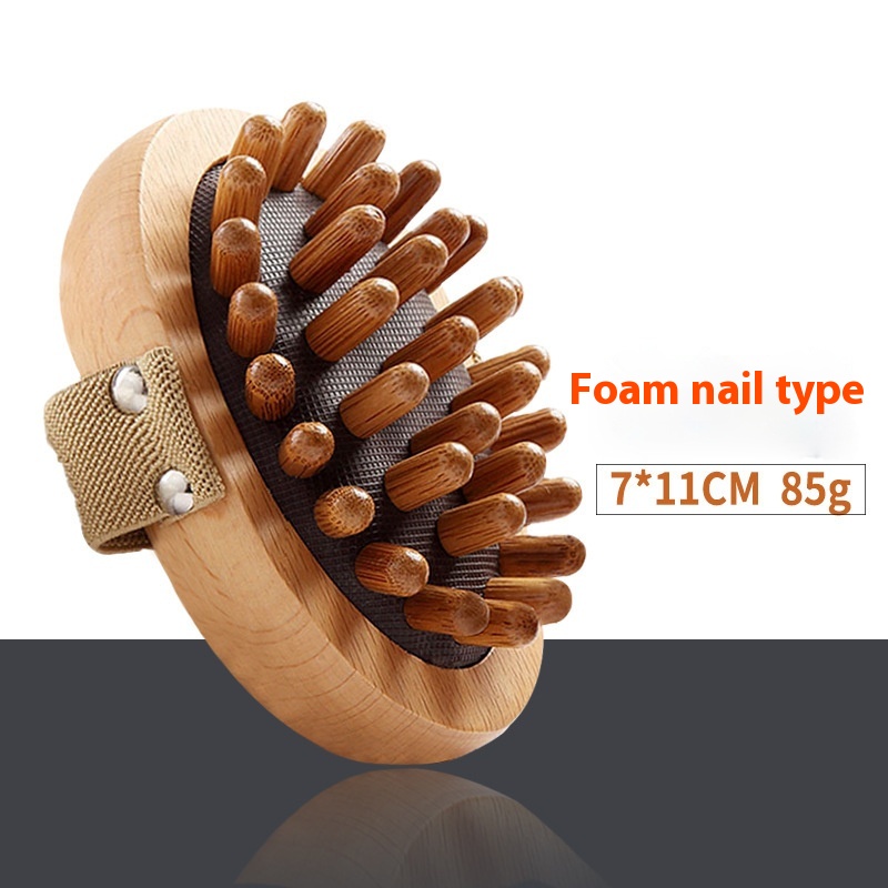 Title 2, Air Cushion Meridian Comb Wooden Head Massage C...