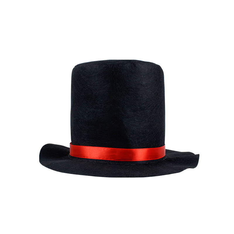 Title 3, Halloween Snowman Hat Christmas Black Felt Magi...