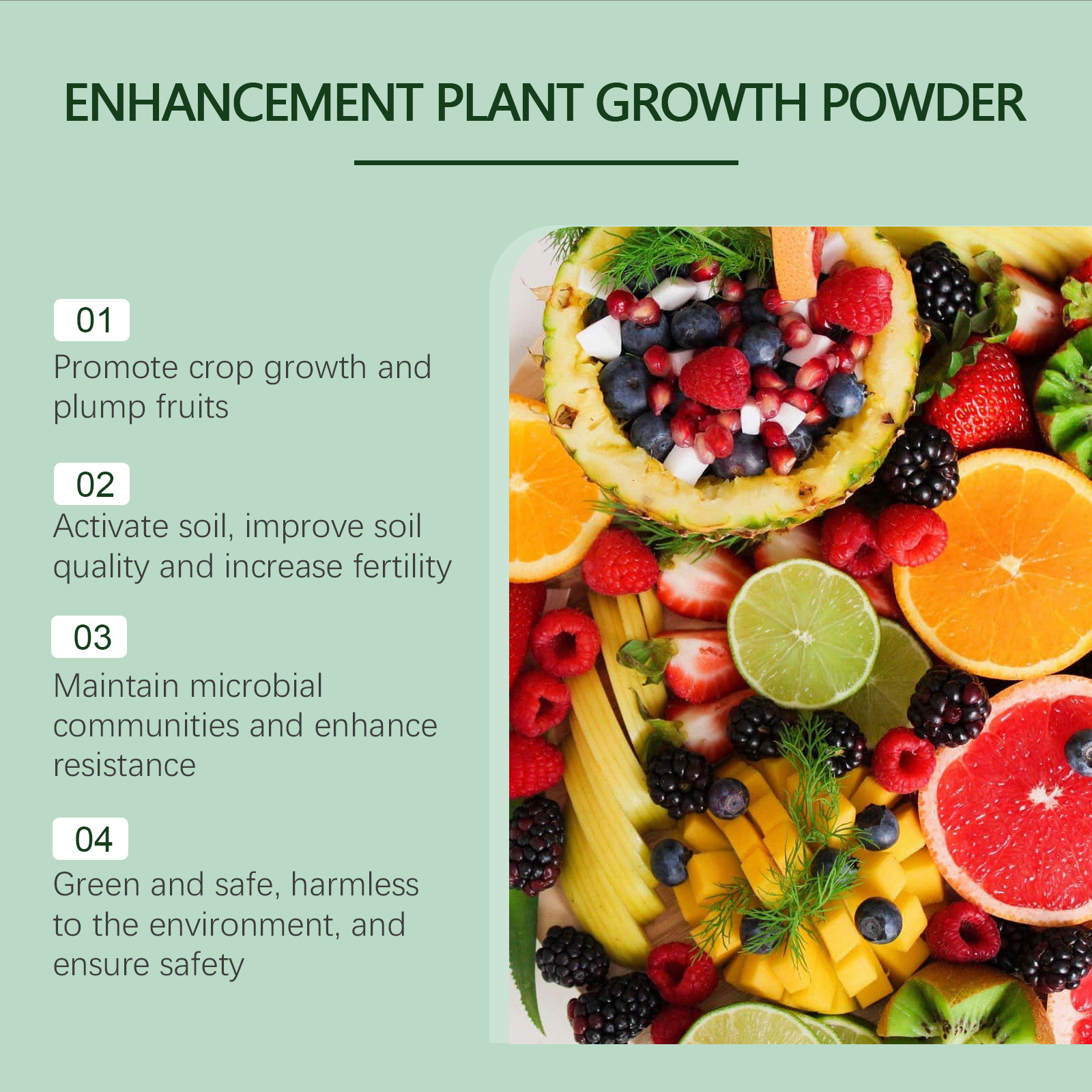 Title 10, Pó de Crescimento para Plantas Frutíferas e Hor...