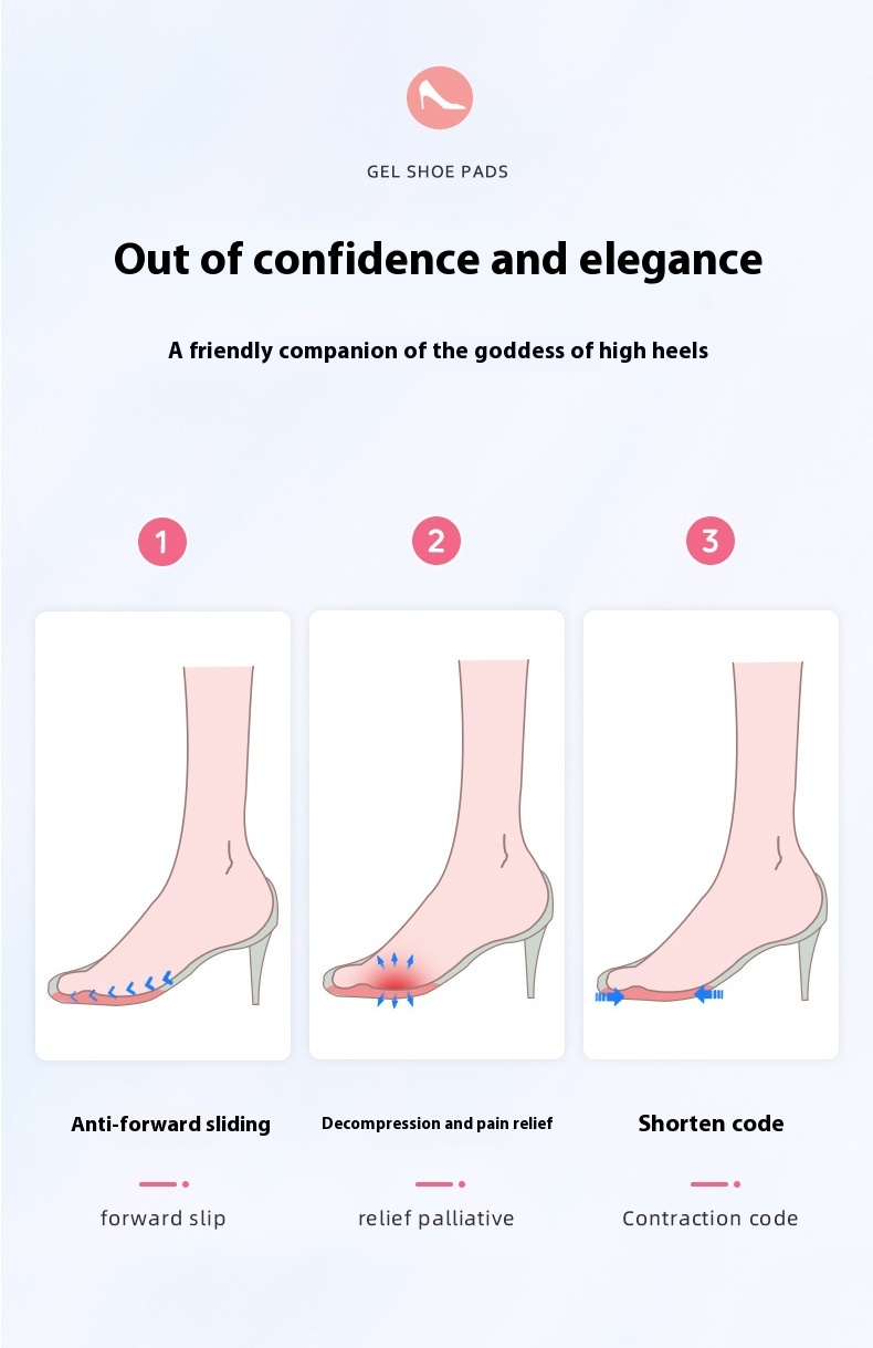 Title 3, Comfortable Deodorant Invisible Front Sole Thic...