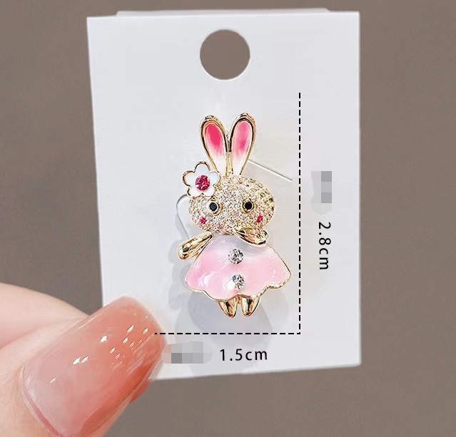 Title 1, Cute Rabbit Pin Clothes Decorative Cartoon