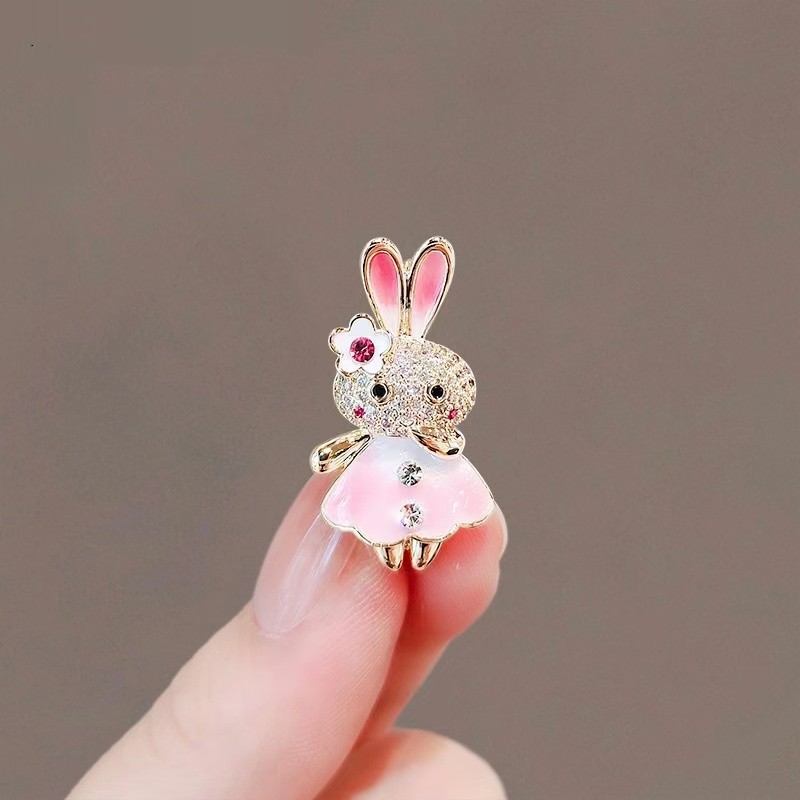 Title 2, Cute Rabbit Pin Clothes Decorative Cartoon