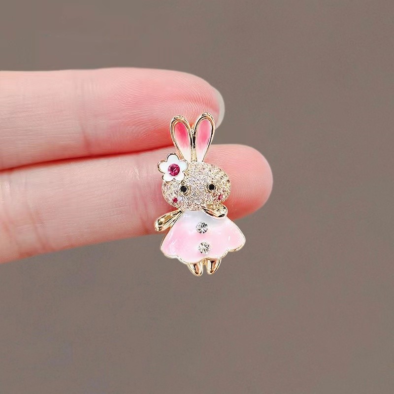 Title 3, Cute Rabbit Pin Clothes Decorative Cartoon