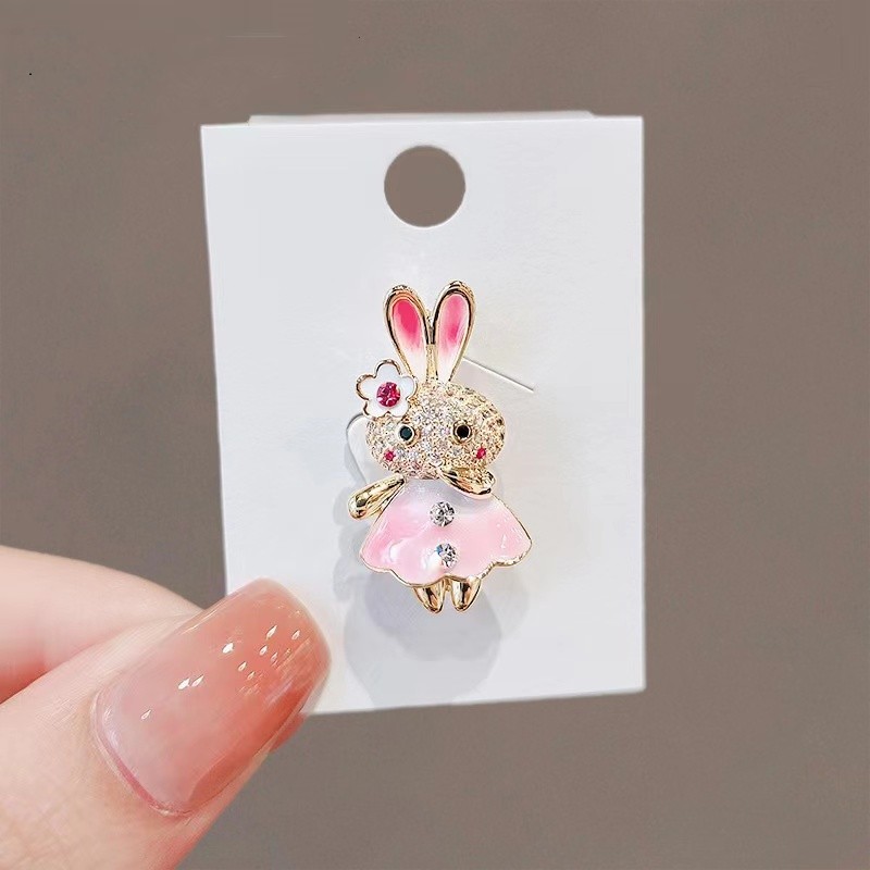 Title 5, Cute Rabbit Pin Clothes Decorative Cartoon