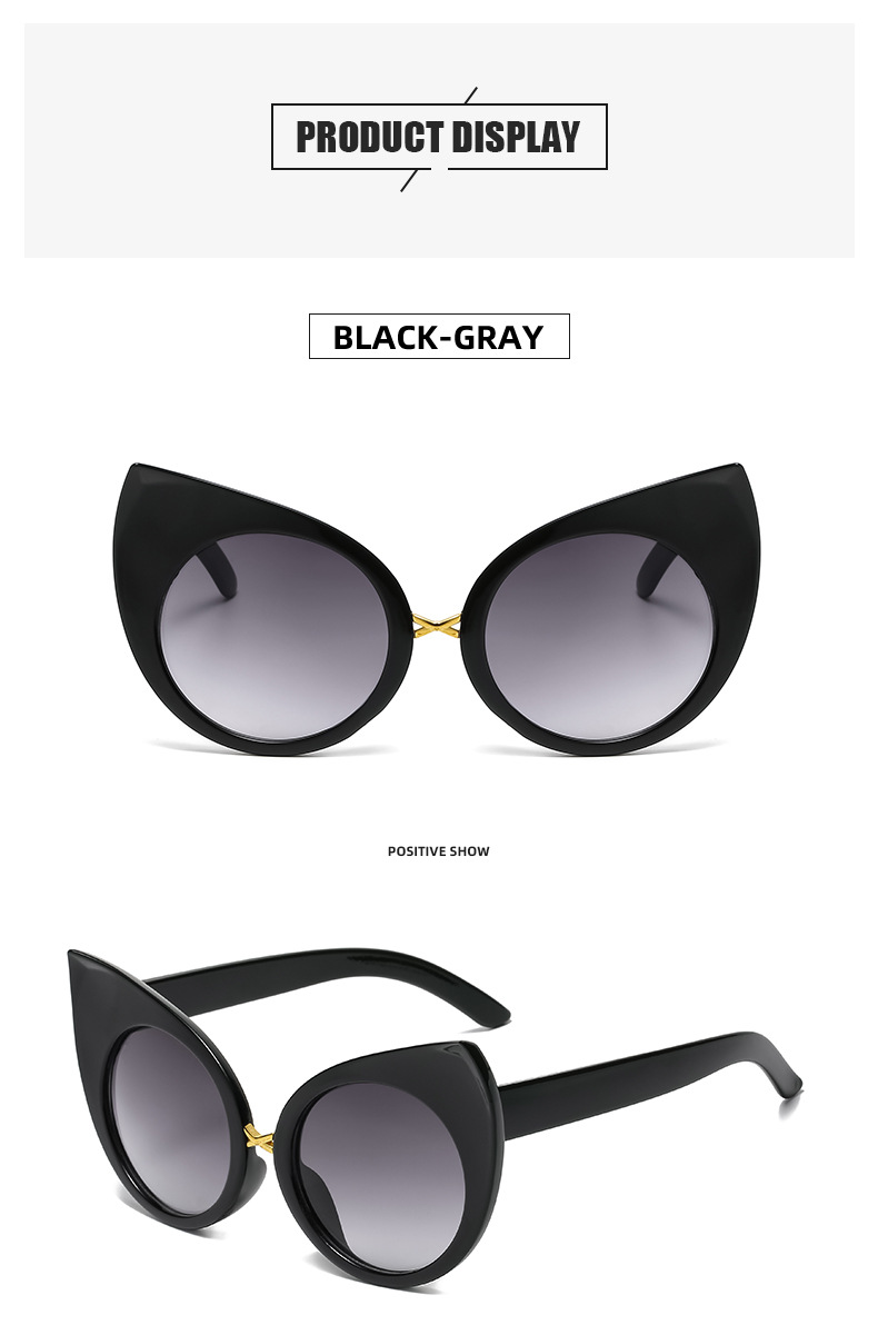 Title 6, Womens Retro Cat Eye Sunglasses Large Rim Sung...