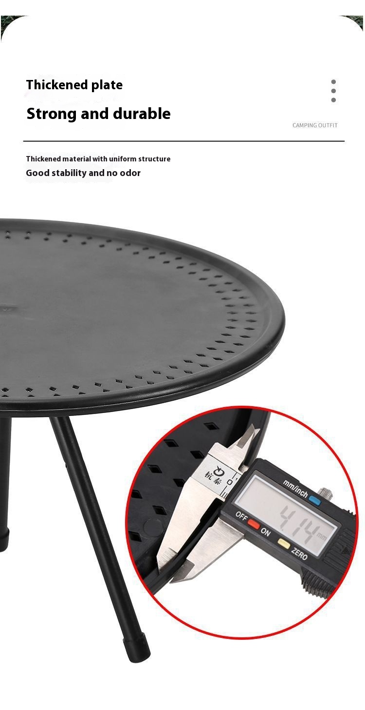 Title 3, Outdoor Small Round Table Camping Folding Table...