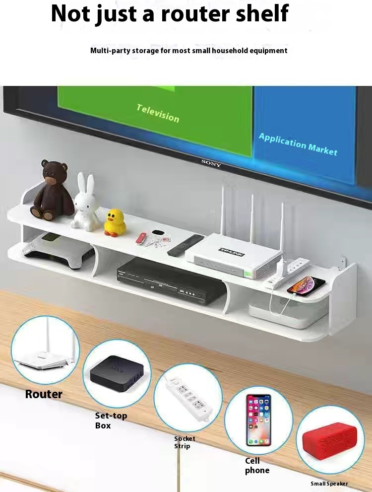 Title 5, Wireless Router Storage Box Wall-mounted