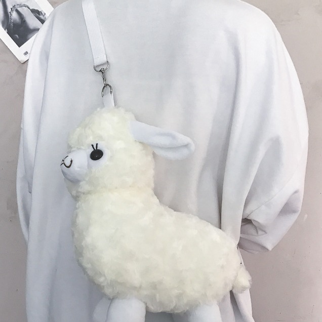 Cute Plush Alpaca Bag