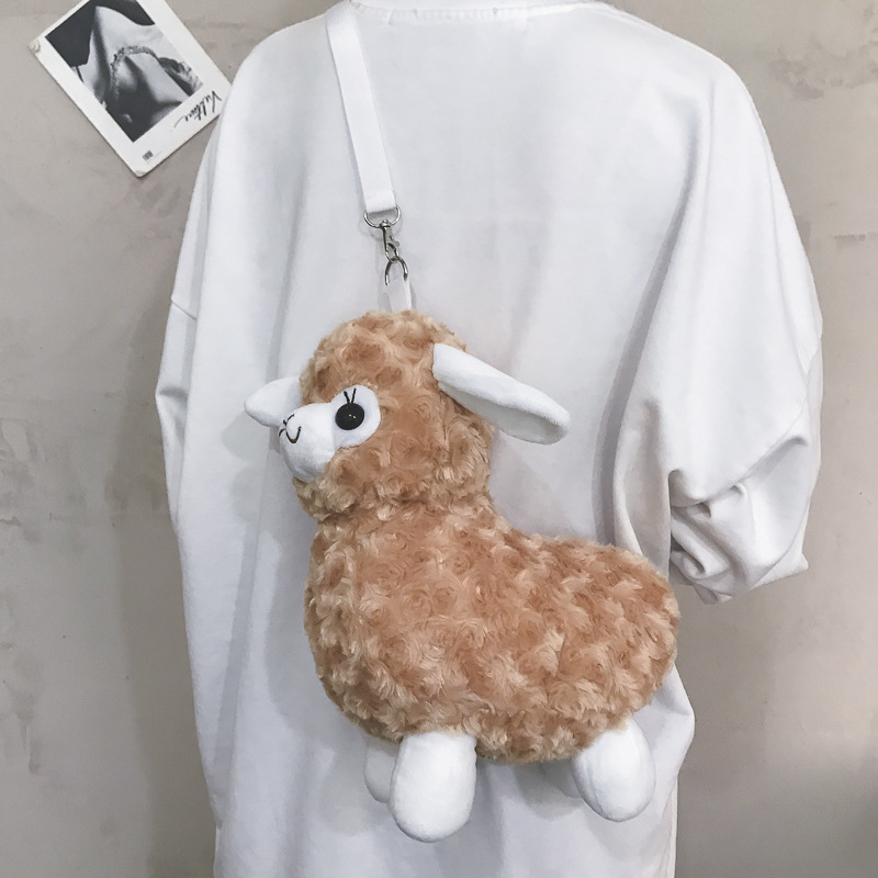 Cute Plush Alpaca Bag