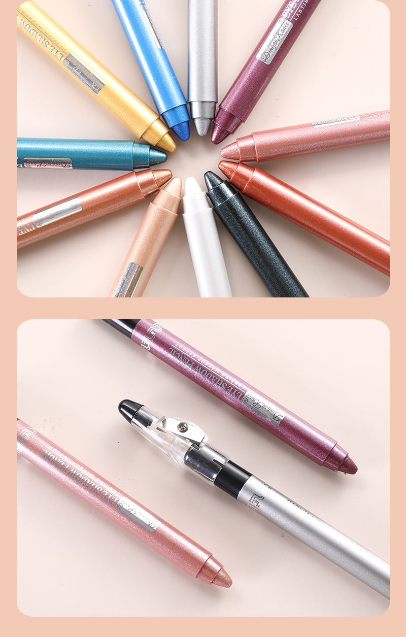 Title 9, Parelmoer Eyeliner en Oogschaduw Stift met Mesj...