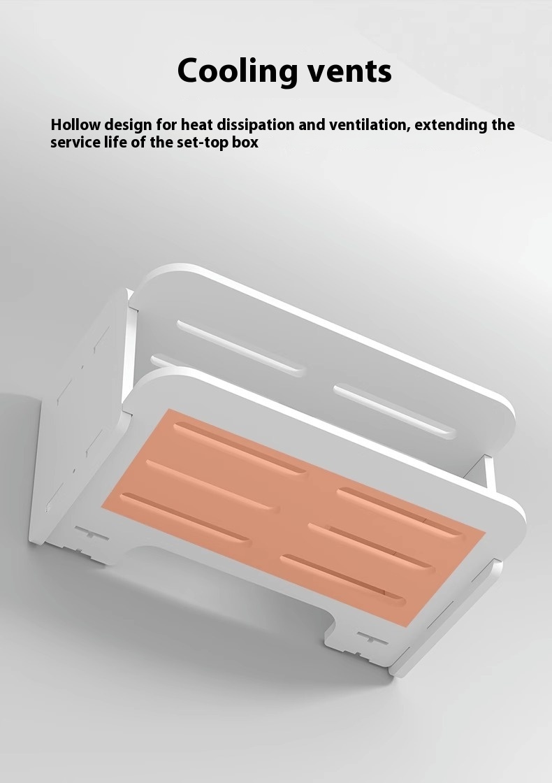 Title 2, Set-top Box Shelf Display Router Punch Free Rack