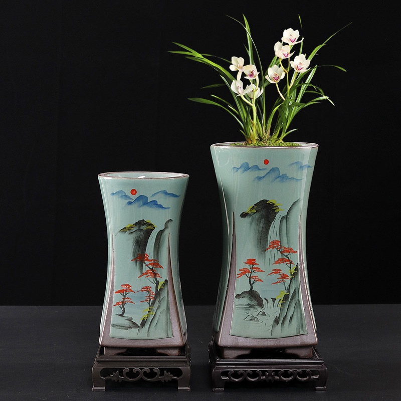 Title 7, Extra Large Orchid Flower Pot Ceramic Ge Kiln P...