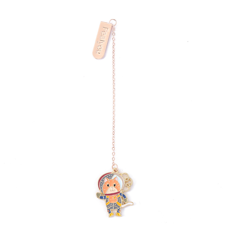 Title 4, Creative Cute Antenna Baby Astronaut Bookmark