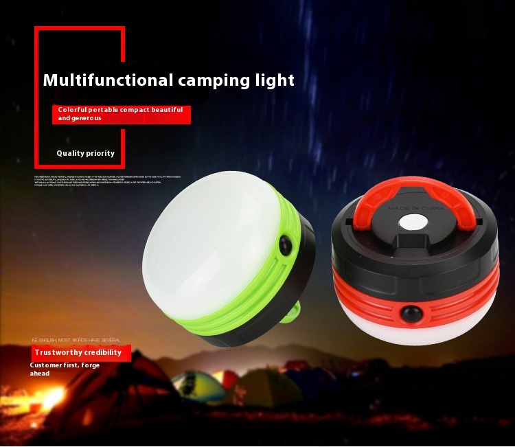 Title 1, Compact Portable Camping Lamp Outdoor Magnet LE...