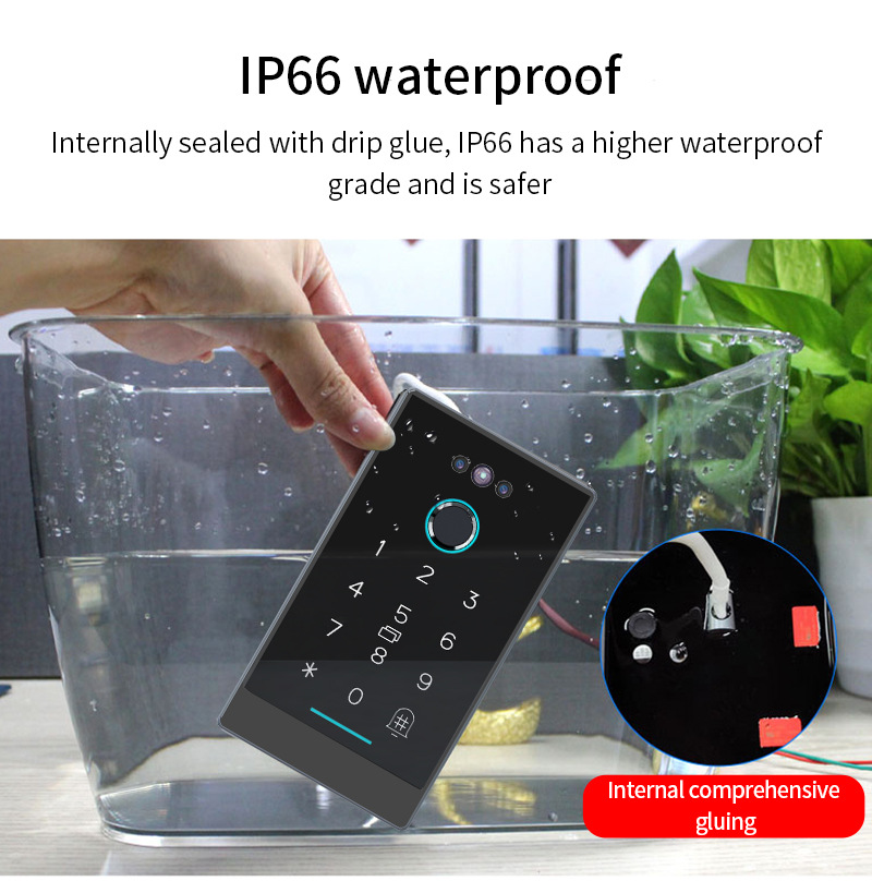 Title 2, Lock All Face Recognition Waterproof Fingerprin...