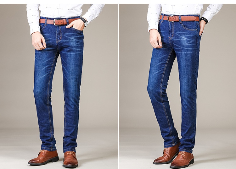 Title 8, Erkek Slim Fit Elastik Straight Jeans, konfor v...