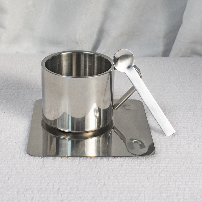 Title 11, Stainless Steel Coffee Cup Suit Italian Simple ...