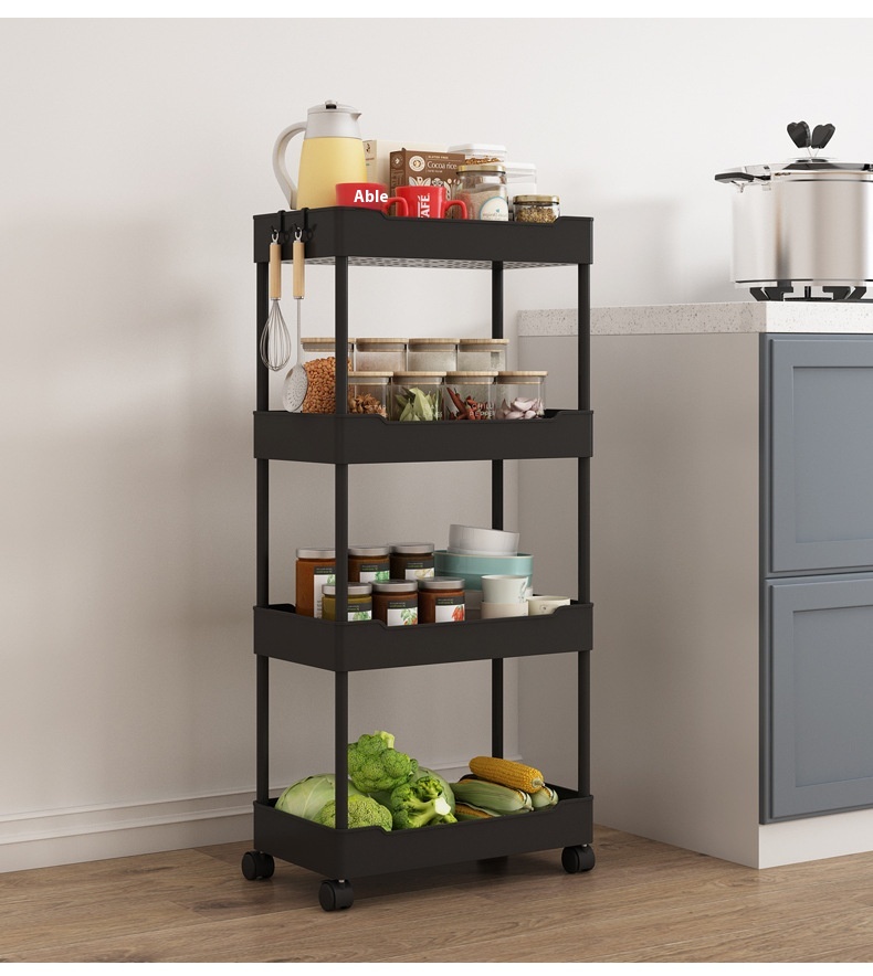 Title 11, Multi Story Kitchen Floor Standing Small Cart S...