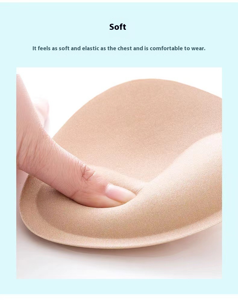 Title 3, Invisible Chest Pad Inserts, Thickened Breathab...