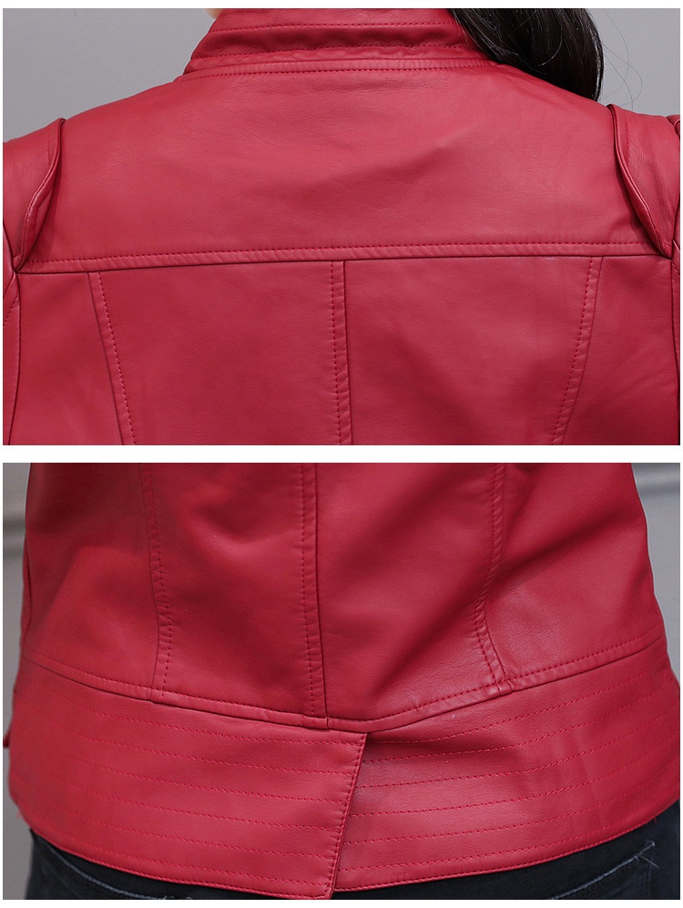 Korean motorcycle leather coat
