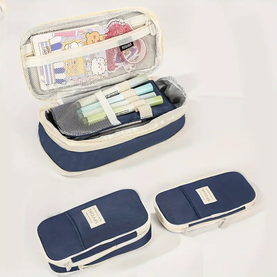 Title 3, Large Capacity Multi-layer Stationery Case Girl...