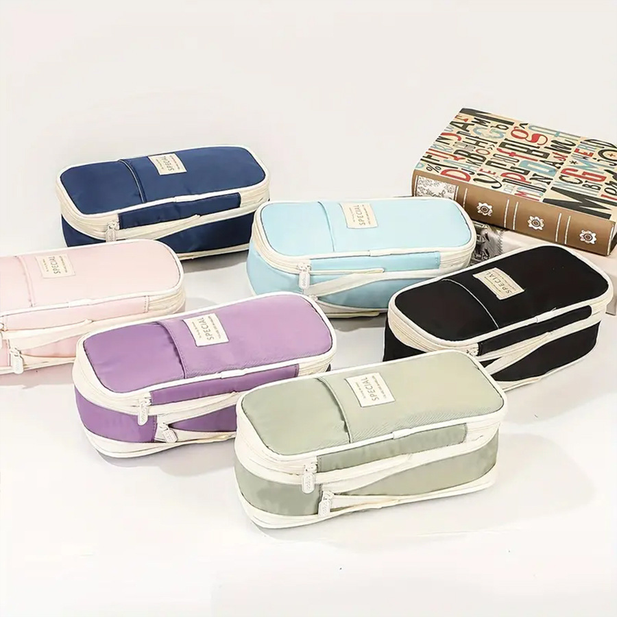 Title 7, Large Capacity Multi-layer Stationery Case Girl...