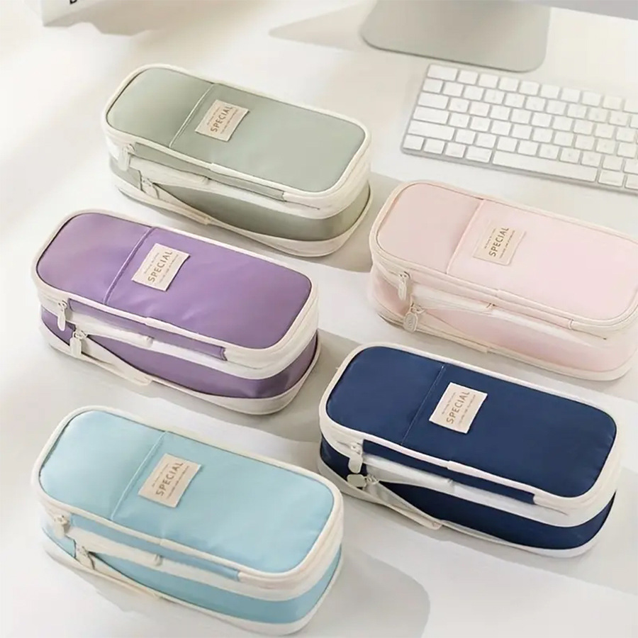 Title 9, Large Capacity Multi-layer Stationery Case Girl...