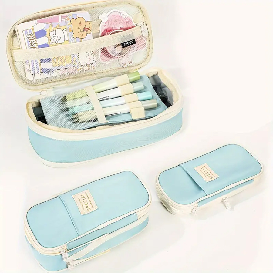 Title 11, Large Capacity Multi-layer Stationery Case Girl...