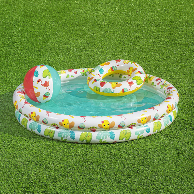 Title 3, Paddling Pool Inflatable Family Swimming Pool C...