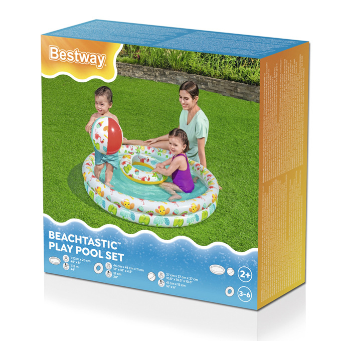 Title 8, Paddling Pool Inflatable Family Swimming Pool C...