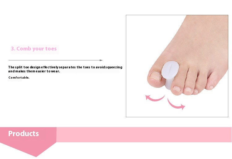 Title 4, Toe Separator Made Of Silica Gel Female Bracket