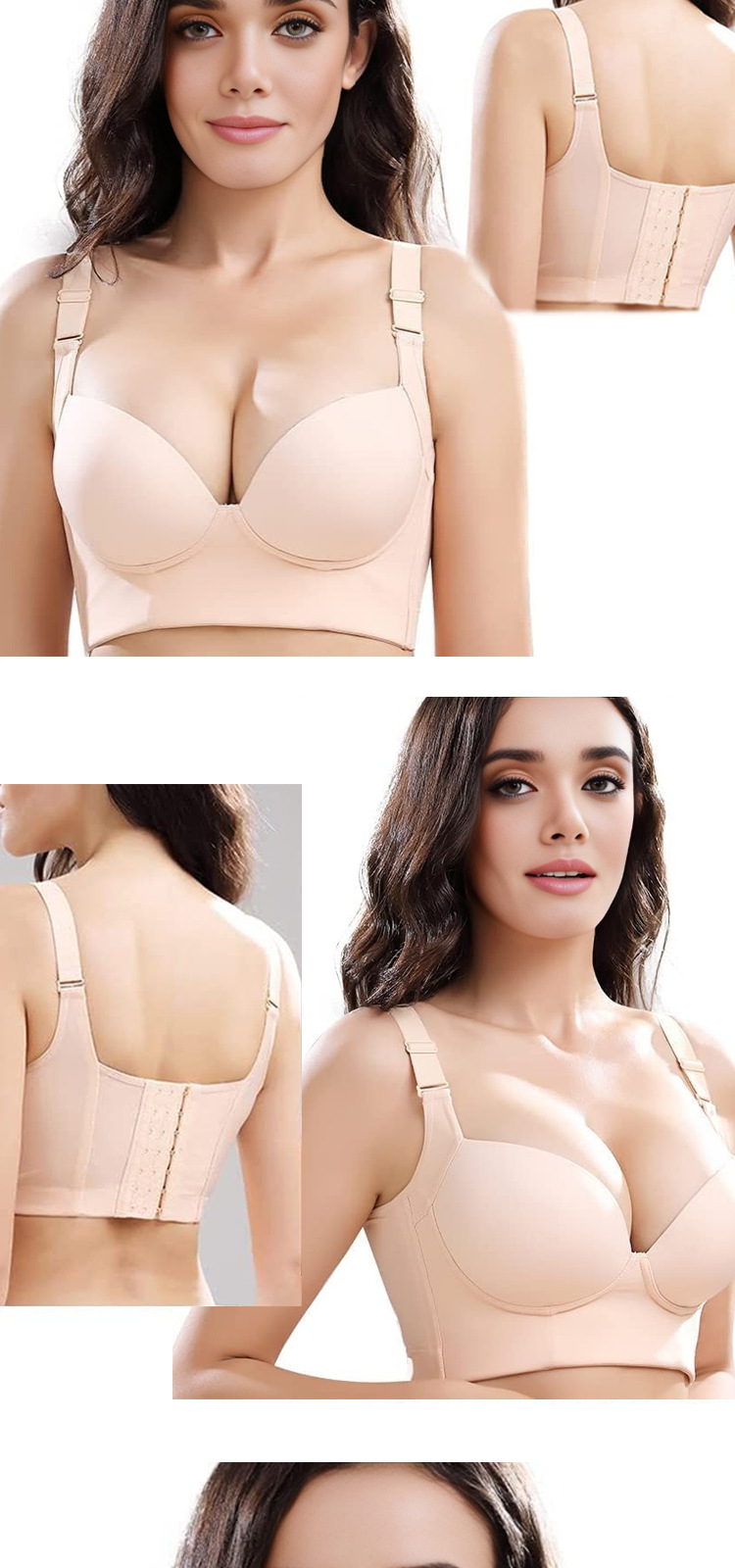 Title 13, Gathered Breast Holding Seamless Cup Vest Type ...