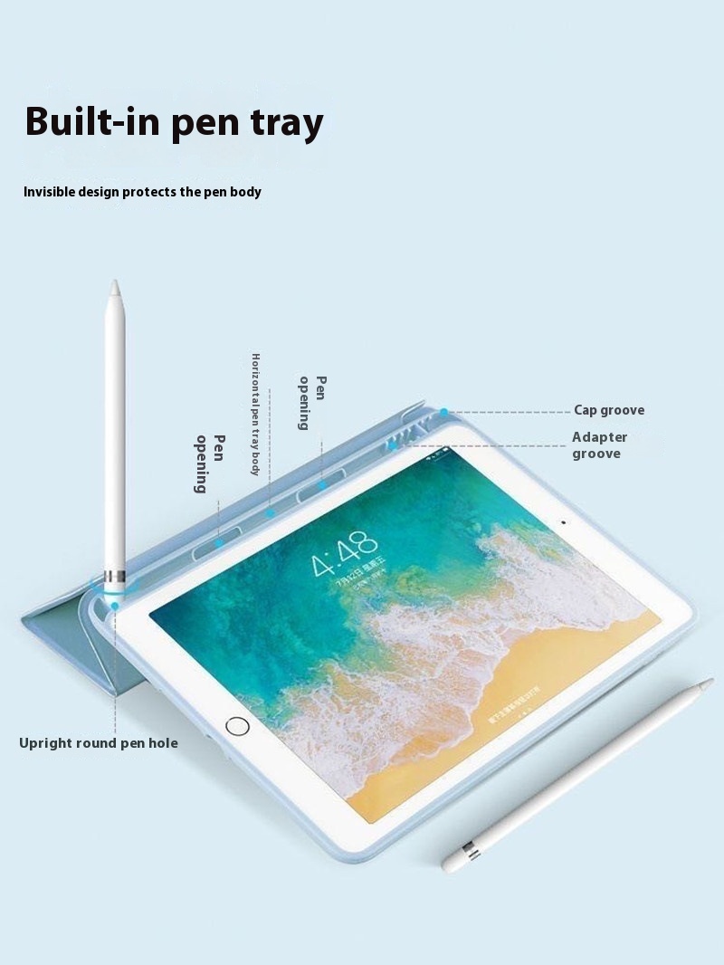 Title 5, New Tablet Protective Shell Color Pen Slot