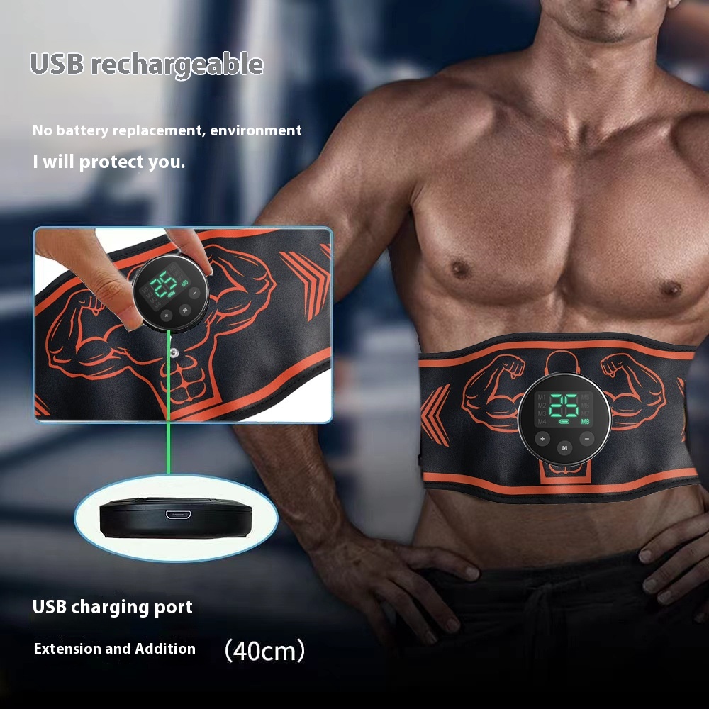 Title 6, Smart Massage Belt Fitness Equipment EMS Lazy B...