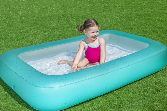 Title 6, Inflatable Swimming Pool Baby Paddling Pool Bat...