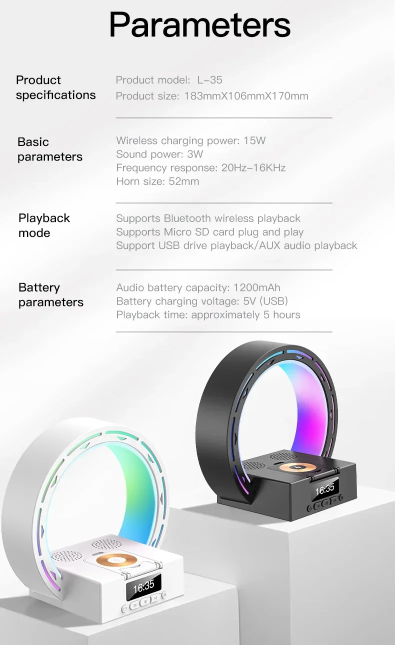 Title 11, 4-in-1 Wireless Bluetooth Speaker Charging Pad ...