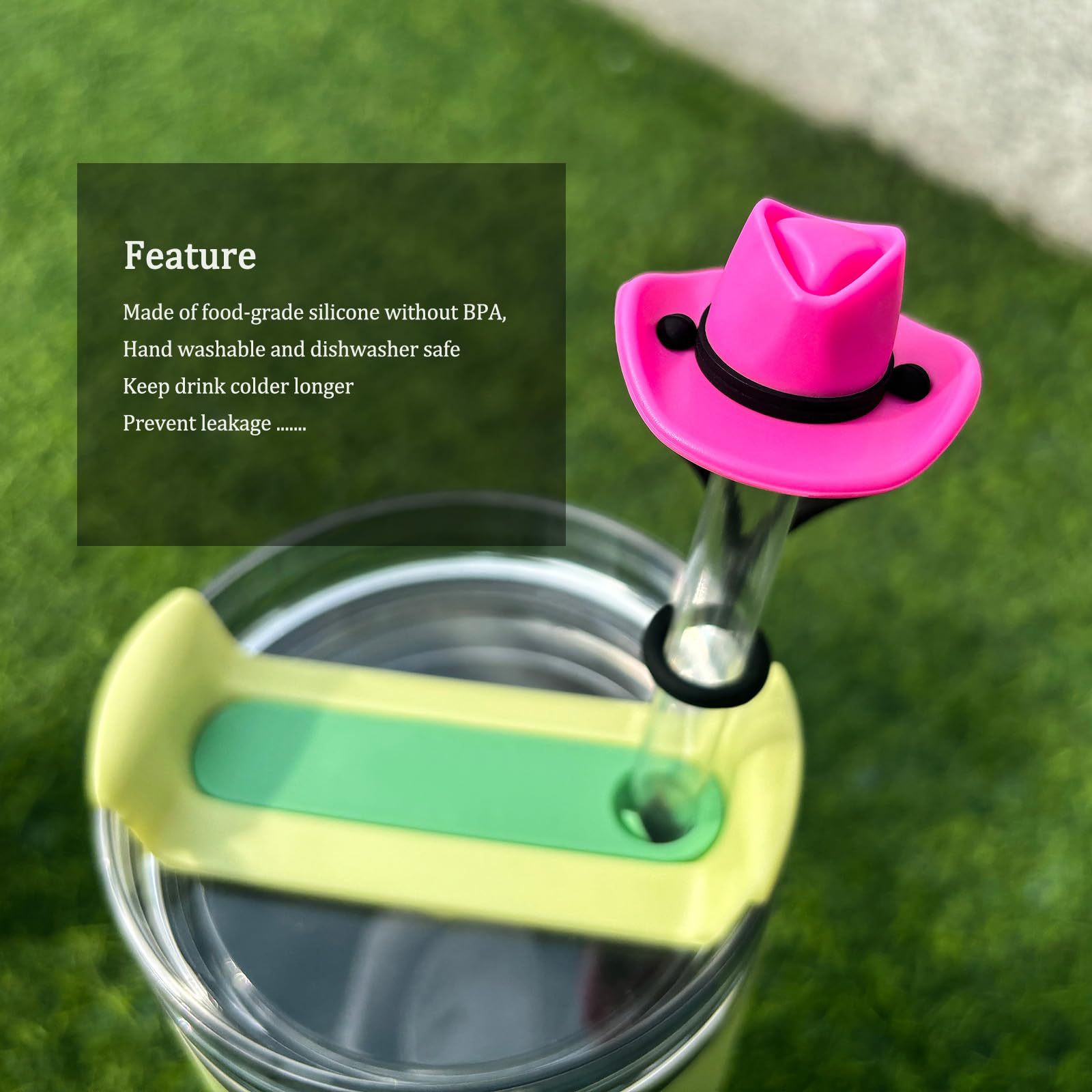 Title 5, Cup Rubber Plug Cowboy Hat Silicone Case Anti-o...