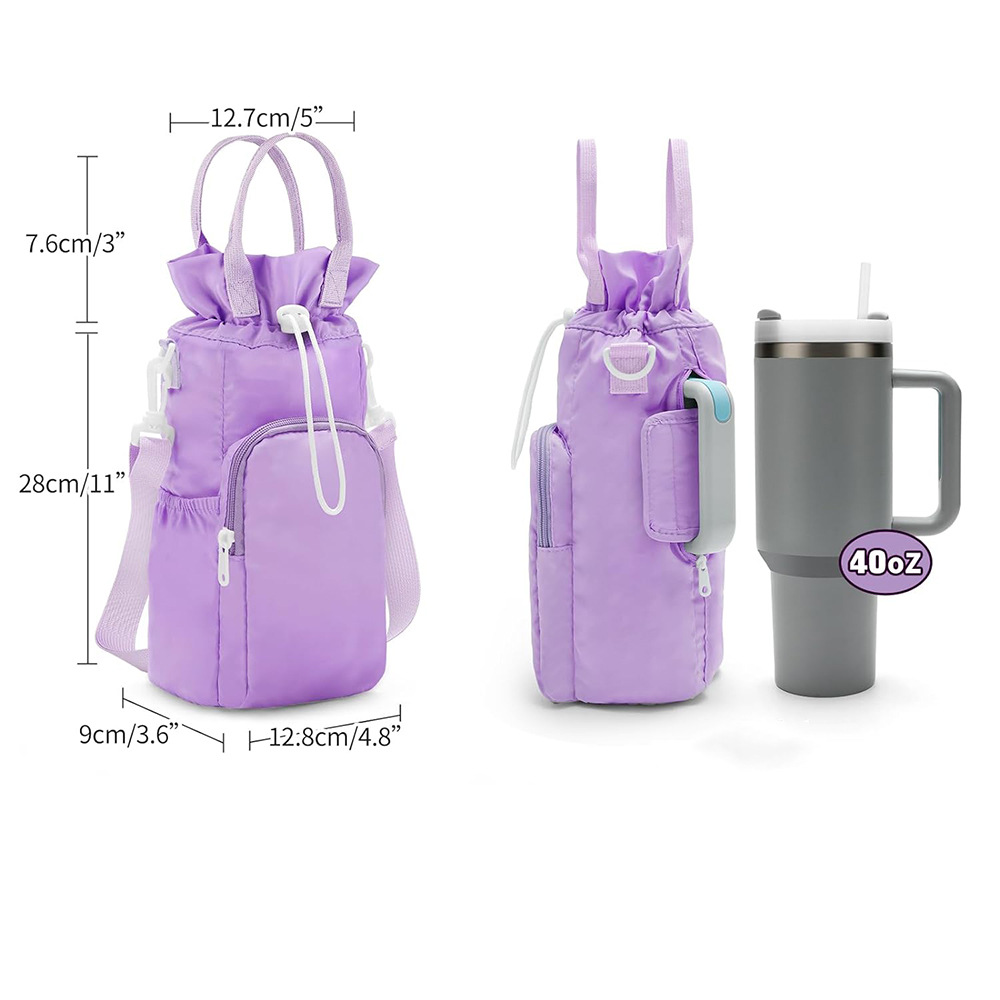 Title 1, Thermal Insulation Water Bottle Pouch Crossbody...