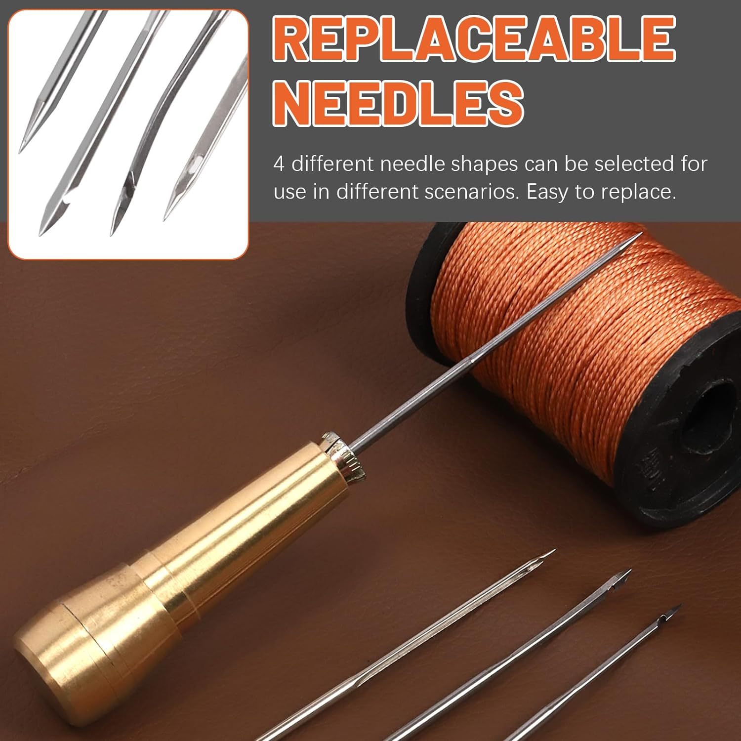 Title 1, Replaceable Plug Awl Suit Pure Copper Handle