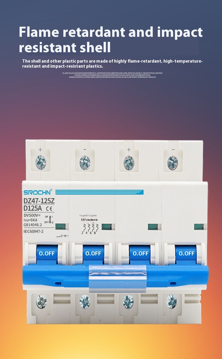 Title 1, Photovoltaic Direct Current Breakers 2 P100A125...