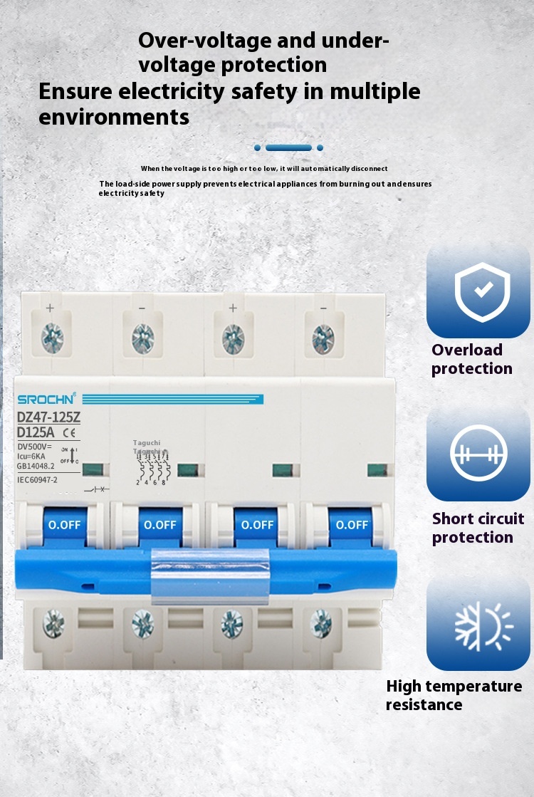 Title 6, Photovoltaic Direct Current Breakers 2 P100A125...