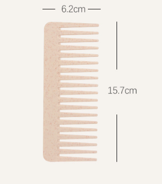 Title 2, Wheat Straw Handle Soft Tooth Teezer Portable