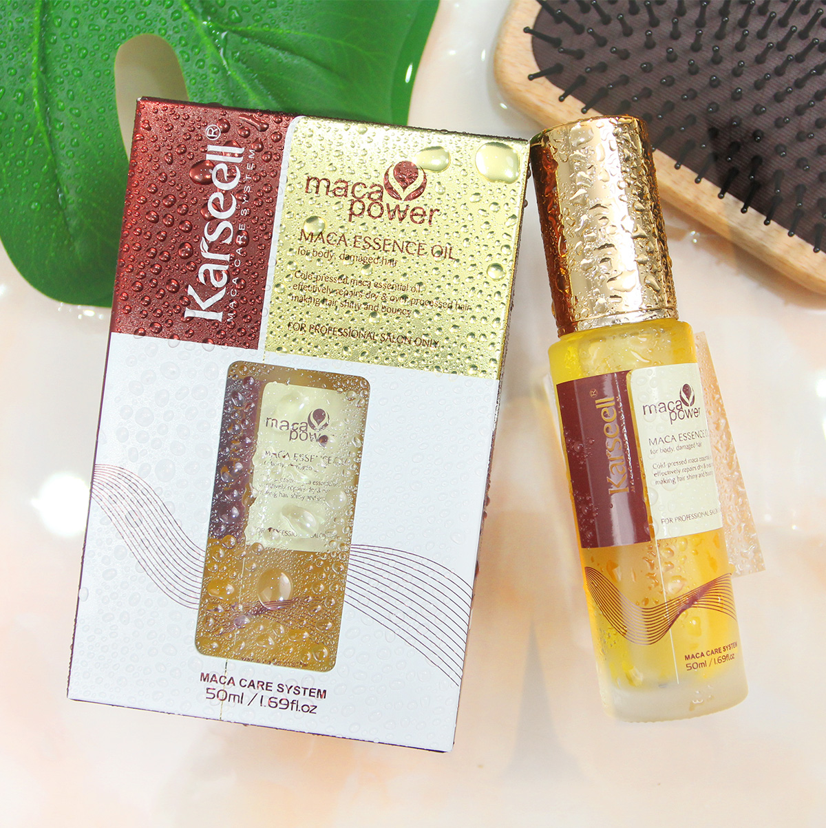 Karseell Collagen Hair Treatment & Argan Oil Serum. Luxurious Hair Care Combo Set Embark on an unparalleled hair care journey with our meticulously crafted Hair Care Combo Set. Combining a deeply nourishing Hair Treatment Mask and a revitalizing Hair Esse