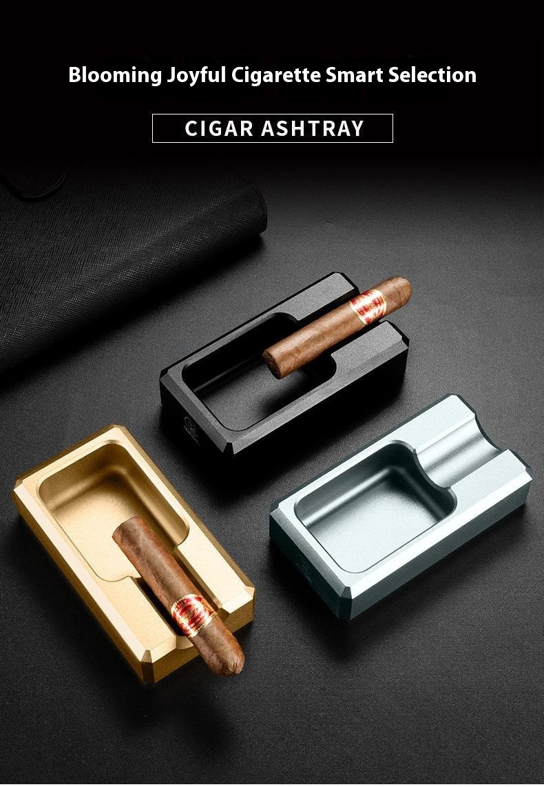 Title 1, Frosted Metal Creativity Portable Cigar Ashtray...