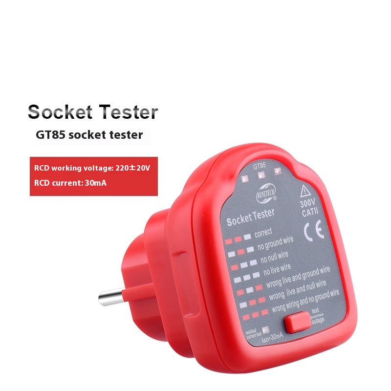 Title 2, English GT85 Socket Tester Ground Wire Zero Wir...