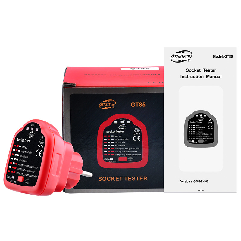 Title 4, English GT85 Socket Tester Ground Wire Zero Wir...