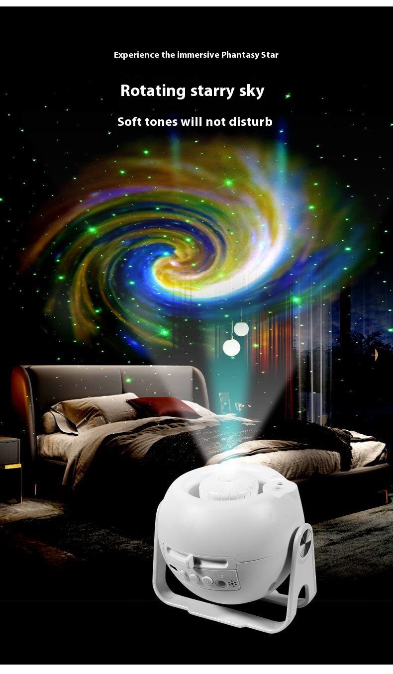 Title 3, Starry Sky Projection Lamp Wireless Sound Light...