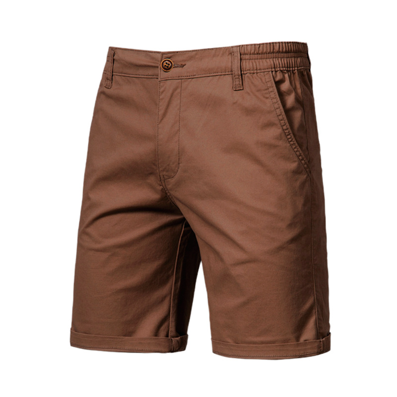 Title 7, Shorts Casuais de Algodão de Verão Masculinos E...