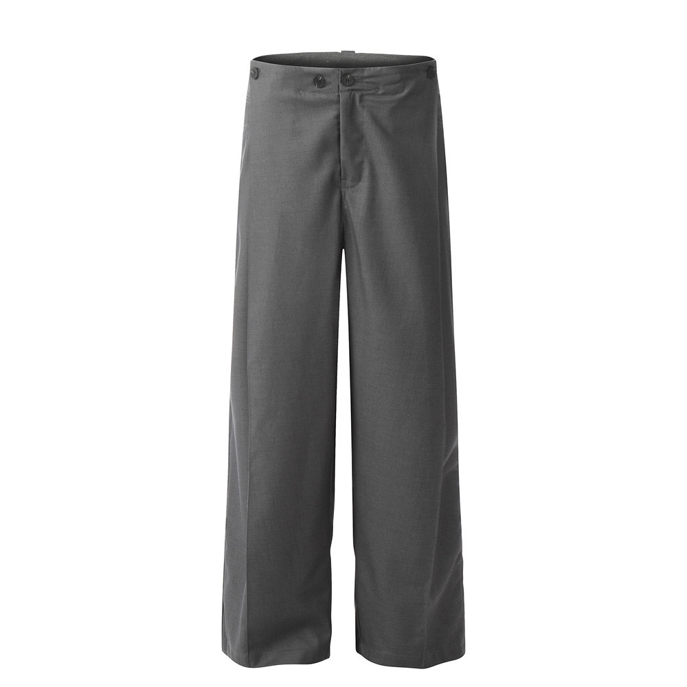 Title 2, Pantalon droit ample pour homme, style américai...