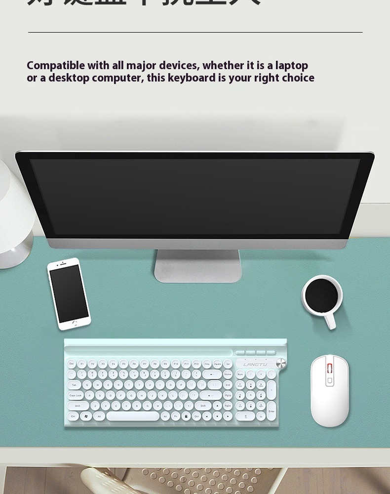 Title 8, Lt500 Computer Wireless Keyboard and Mouse Set ...